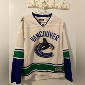 Vancouver Canucks no name jersey.